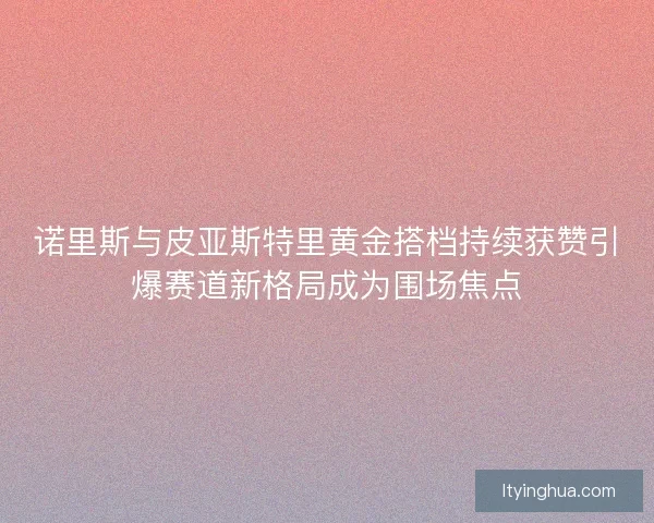 诺里斯与皮亚斯特里黄金搭档持续获赞引爆赛道新格局成为围场焦点